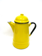 Cafetière en tôle émaillée