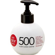 Revlon Nutri Color Creme 500 Purple Red 3.4 oz | Color Refresh Hair Mask