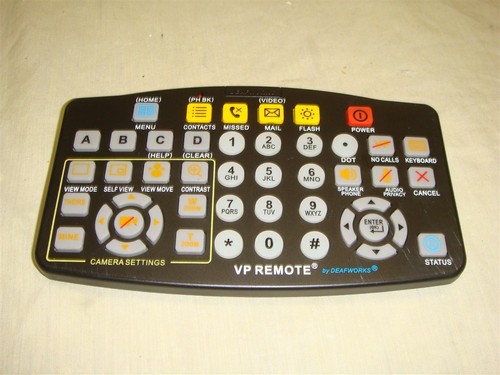 Deafworks videophone remote - vp,