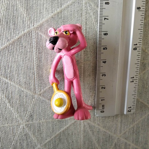 Figurine pvc panthère - pvc, rose