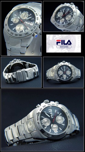 Montre chronographe fila inox - montre,