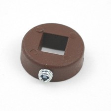 Rosette pour Porte Poignée de Château Armoire Mauvais Caravane Mobile Home Braun