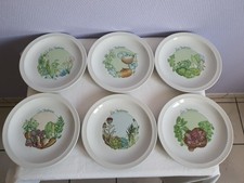 Vintage - Lot de 6 Assiettes