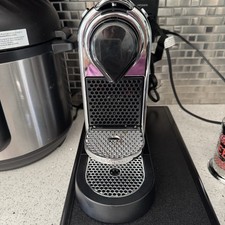 Nespresso Citiz Chrome Stainless Steel Silver / Black Espresso Machine