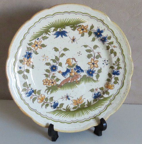 Assiette decorative vieux - assiette,