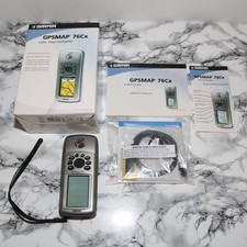 Garmin GPSMAP 76Cx Color Map GPS Navigator Bundle With Card, USB Cable, & Manual