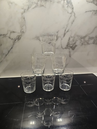 Gobelets verres cristal - 6,