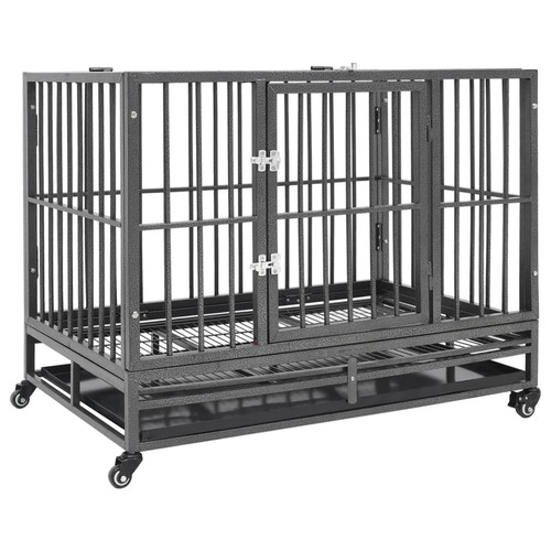 Cage pour chiens avec roues - chiens,