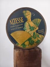 Antique metal box canvas ALTESSE advertising wafer PERNOT cookies
