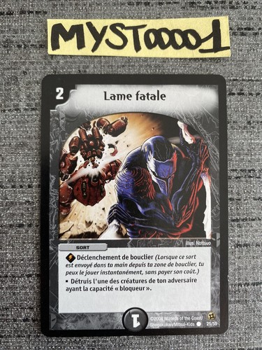 Carte duel masters lame - carte, fatale