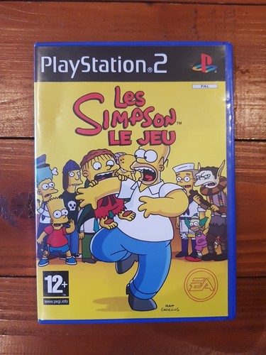 Les simpson jeu playstation - les, le