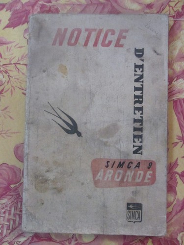 Notice utilisation originale