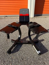 Genuine Bowflex SelectTech 552 Dumbbell Stand with Media Rack Easy Assembly