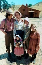 PLAQUE MÉTAL  VINTAGE LA PETITE MAISON DANS LA PRAIRIE    30 X 20 CM