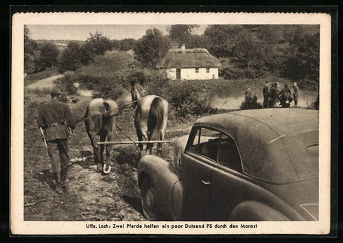 Deux chevaux helfen une - chevaux,