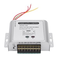 12V 5A Door Access Control System Power Supply Adapter NEW