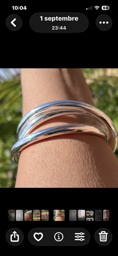 Bracelet jonc manchette
