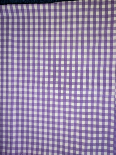 Coupon tissu neuf vichy - ,