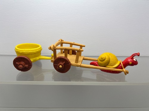 Figurine schtroumpfs charette