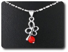 Pendant Ruby 0 1/32x0 5/32in