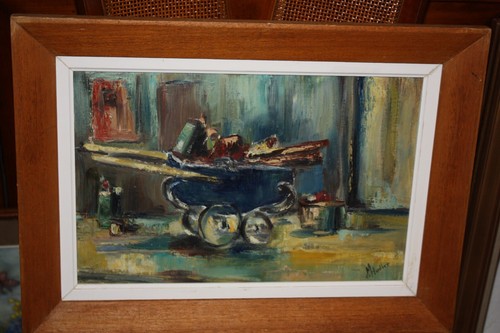 Tableau peinture huile - à, l'huile"