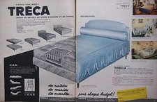 1962 PRESS ADVERTISEMENT YOUR ENSEMBLE TRÉCA MATTRESS BOX SPRINGS - ADVERTISING