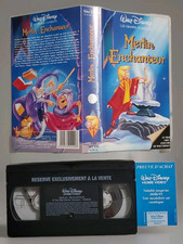 🇫🇷 VHS Merlin l’Enchanteur ✨ Walt Disney 1992 + Preuve d’achat 🎬 EXCELLENT