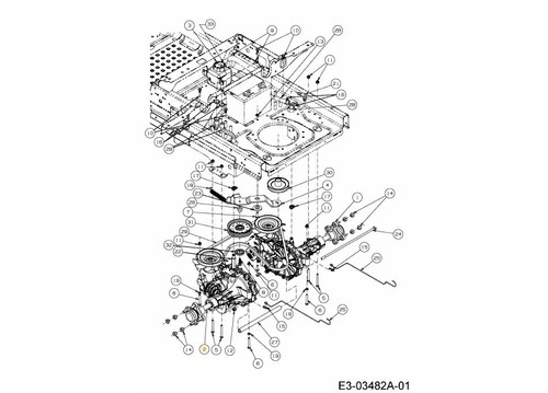 Transmission tondeuse gazon - tondeuse,