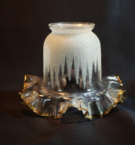 Tulipe verrine sablée - , givrée