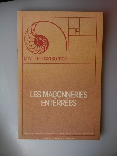 Les maçonneries enterrées