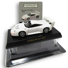 Kyosho 1/64 #0490 Porsche 911 GT1 White
