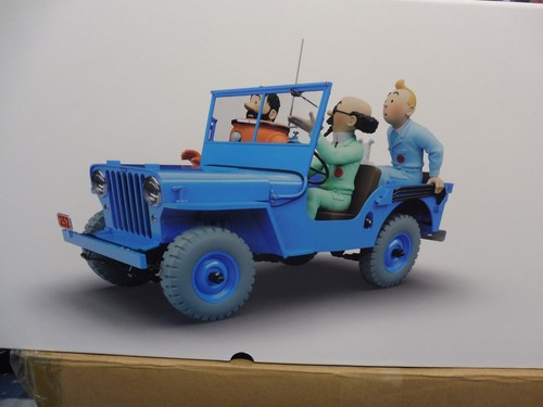 Splendide voiture tintin - tintin, 1/8°