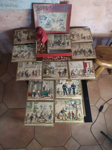 Ancien jeu loto - de,