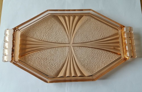 Plateau ancien verre vieux - verre,