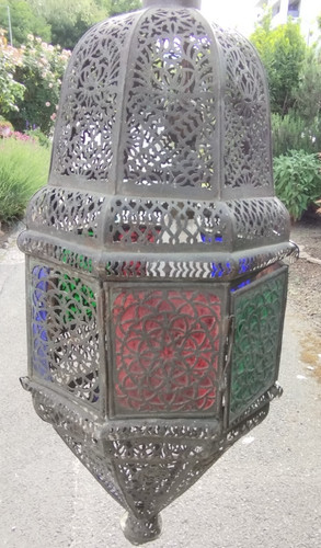 Ancienne lanterne laiton - ancienne,