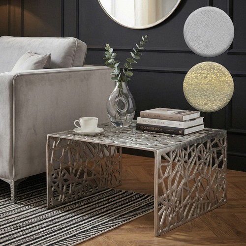 Table basse 60cm aluminium - 60cm,