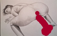 Dessin graphite Sexy ORIGINAL