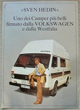 VOLKSWAGEN WESTFALIA MOTOR CARAVAN Sales Brochure c1984 ITALIAN TEXT