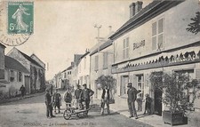 CPA 78 HARVEST LA GRANDE RUE / BILLIARDS CAFE DU COMMERCE 