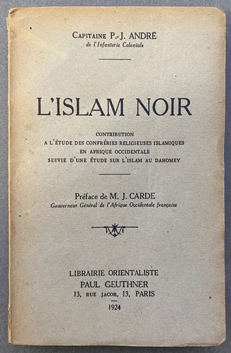 Livre islam noire par cpt - livre, "l'islam