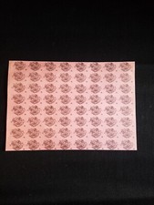 Planche De 64 anciens Bons