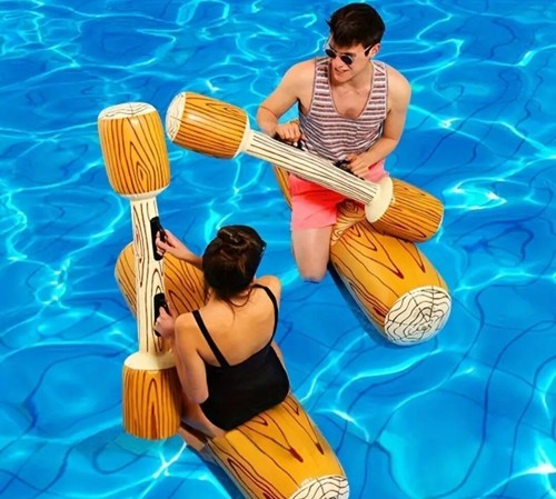 Giant inflatable swimming pool - swimming,