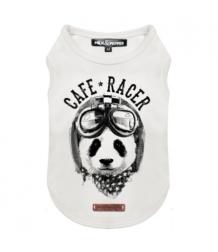 Shirt panda racer milk - t-shirt,