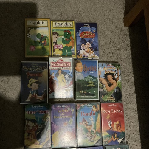 Lot cassettes vhs les - cassettes,