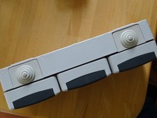 LEGRAND TRIPLE Prise ancien Plexo 55 Gris 3 postes  IP55 pré câblé Neuf