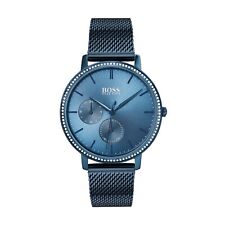 MONTRE FEMME HUGO BOSS INFINITY HB1502518 BLEUE - GARANTIE - PRIX DE VENTE CO...