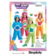 9347 PATRON SIMPLICITY COSTUME BISOUNOURS COMBI  ENFANTS DE 6 MOIS AU 4 ANS