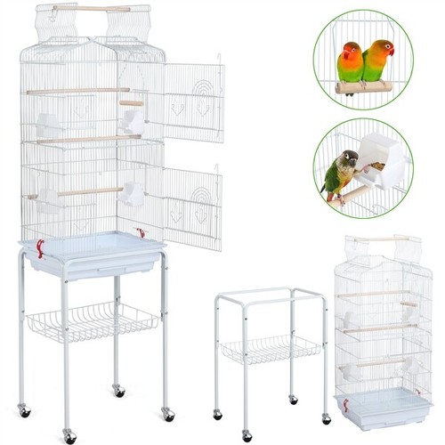 Cage oiseaux portable - oiseaux, pied