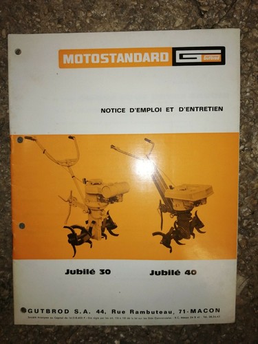 Gutbrod motoculteur jubilé - jubilé, 30