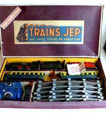 COFFRET TRAIN JEP "O"  ÉLECTRIQUE  SÉRIE 59  BON ÉTAT LA LOCO FONCTIONNE 1938/50